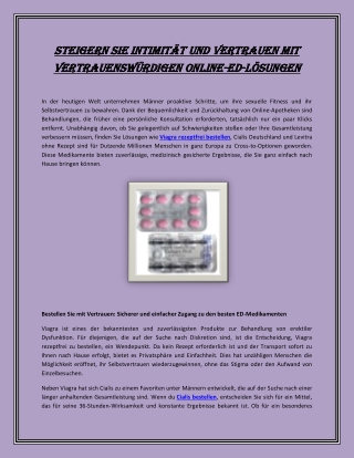 Steigern Sie Intimität und Vertrauen mit vertrauenswürdigen Online