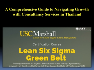 A Comprehensive Guide to Navigating Growth with Consultancy Services in Thailand