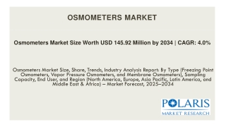Osmometers Market
