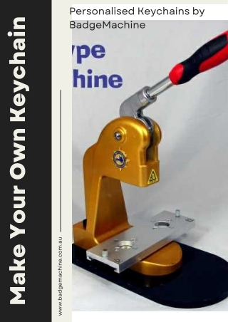 Make Your Own Keychain – Personalised Keychains by BadgeMachine
