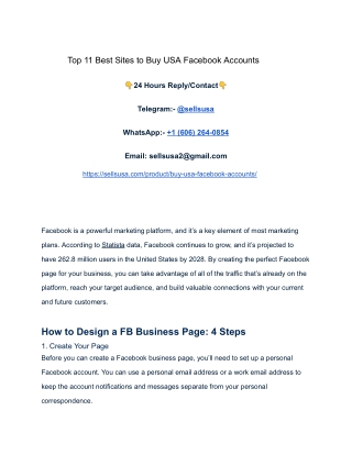 Top 11 Best Sites to Buy USA Facebook Accounts-1