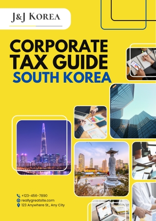 Corporation Tax South Korea for Businesses