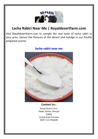 Lacha Rabiri Near Me  Royaldesertfarm.com