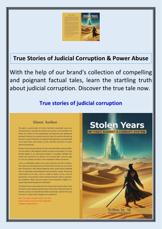 True Stories of Judicial Corruption & Power Abuse