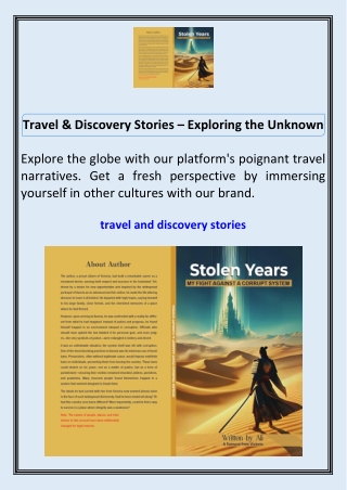 Travel & Discovery Stories Exploring the Unknown
