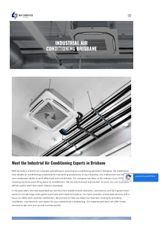Industrial Air Conditioning Brisbane