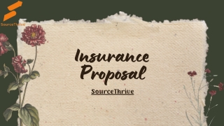 Insurance Proposal Services – Sourcethrive