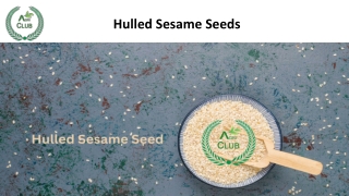 Hulled Sesame Seeds