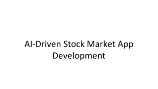 ai-stock-market-app-development