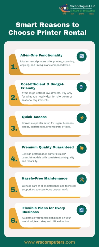Smart Reasons to Choose Printer Rental