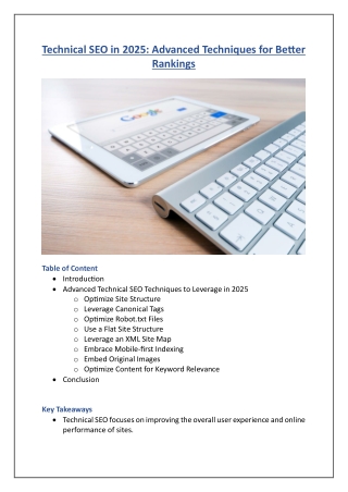 Technical SEO in 2025: Advanced Techniques