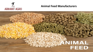 Animal Feed Manufacturers