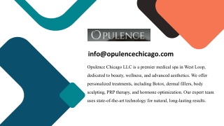 Experience hair restoration excellence at the best FUE clinic in Chicago—Opulence Chicago LLC.