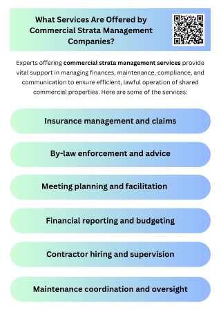 What Services Are Offered by Commercial Strata Management Companies?