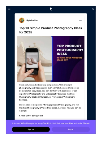 Top 10 Simple Product Photography Ideas for 2025