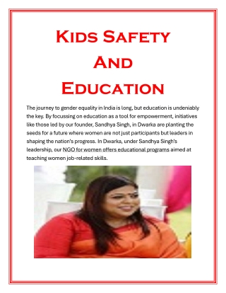 Kids Safety And Education