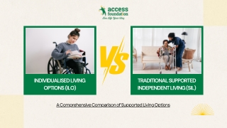Individualized Living Options (ILO) vs. Traditional Supported Independent Living
