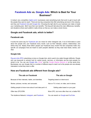 Facebook Ads vs Google Ads (1)