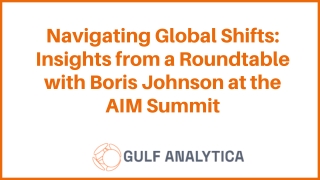 How did the AIM Summit contribute to discussions on global challenges?