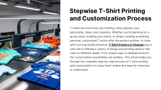 Stepwise-T-Shirt-Printing-and-Customization-Process
