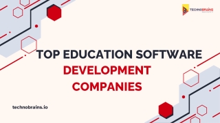 Top Education Software Development Companies