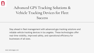 Gps Tracking Device Los Angeles | Gps Fleet Tracking in California