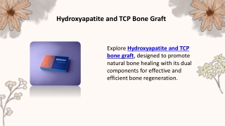 Hydroxyapatite and TCP Bone Graft