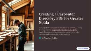 Crafting Comfort: Best Carpenter Services in Greater Noida for Your Home