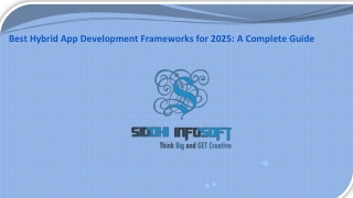 Best Hybrid App Development Frameworks for 2025 A Complete Guide