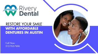Dentures and Dental Services in Georgetown  Rivery Dental Care
