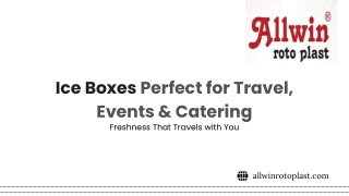 Ice Boxes Perfect for Travel, Events & Catering