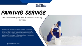 Transform Your Space with Professional Painting Services