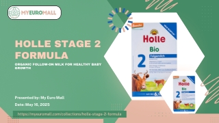 Holle Stage 2 Organic Baby Formula – For 6  Months