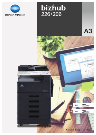 Konica Bizhub 206 I-Series – High-Performance Monochrome MFP