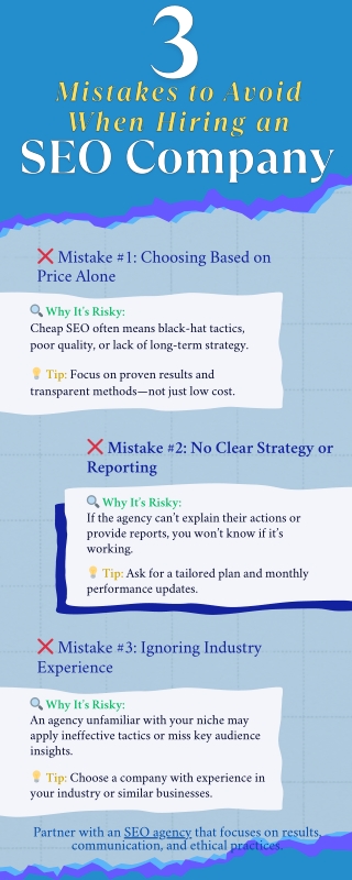 3 Mistakes to Avoid When Hiring an SEO Company