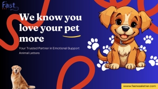 Emotional Support Animal Letter Presentation
