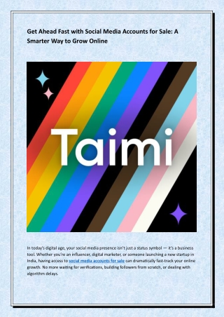 Get Ahead Fast with Social Media Accounts for Sale