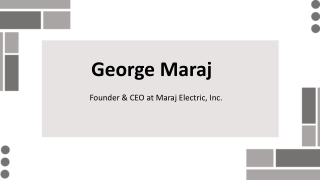George Maraj - A Smart Decision-Maker From New York