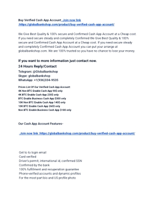 Where to 9 Buy Verified Cash App Accounts Safely in 2025