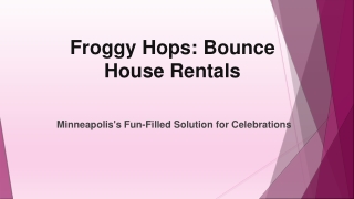 Bounce house rentals Minneapolis