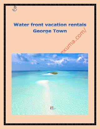 Exuma Bahamas vacation home for rent