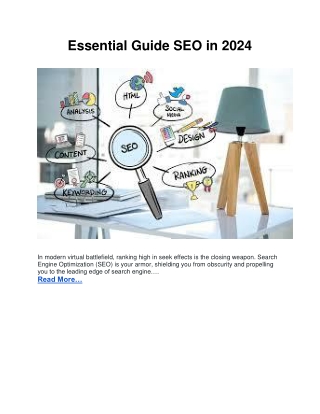 Essential Guide SEO in 2024