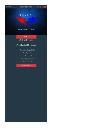 Repair heating system