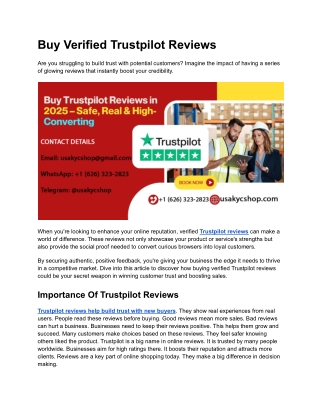 How long do Trustpilot reviews take to show