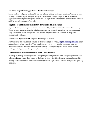 Digital Printing Machine