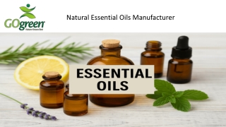 Essential oils