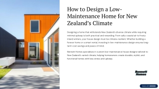 Designing a Hassle-Free Home in New Zealand: What You Need to Know