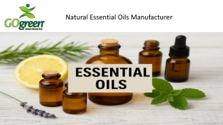 Essential oils