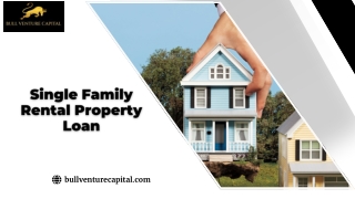 Single Family Rental Property Loan