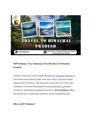 Himachal Pradesh Tour (1)